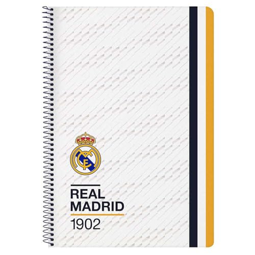 Safta Folio Notizbuch 80 H, Hardcover, Real Madrid 1. Team 23/24 von safta