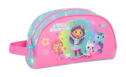Safta GABBY'S DOLLHOUSE CONFETTI Kulturtasche für Kinder, anpassbar an den Wagen, ideal für Kinder von 5 bis 14 Jahren, bequem und vielseitig, Qualität und Widerstandsfähigkeit, 26 x 16 x 9 cm, rosa Safta GABBY'S DOLLHOUSE CONFETTI Kulturtasche für Kinder, anpassbar an den Wagen, ideal für Kinder von 5 bis 14 Jahren, bequem und vielseitig, Qualität und Widerstandsfähigkeit, 26 x 16 x 9 cm, rosa von safta