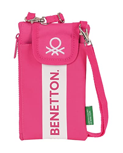 Safta Geldbörse Benetton Raspberry, Fuchsia-Rot, Estándar von safta