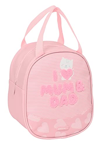 Safta Love Kulturbeutel für die Vorschule für Kinder, anpassbar, ideal für Kinder von 5 bis 14 Jahren, bequem und vielseitig, Qualität und Strapazierfähigkeit, 19 x 14 x 22 cm, Rosa, Rosa, Estándar, von safta