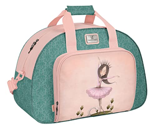 Safta M219 VMB Mint Paradise Sporttasche, Rucksack, Ideal für Kinder unterschiedlichen Alters, bequem und vielseitig, Qualität und Stärke, 48 x 21 x 33 cm, Mintgrün, Unisex Kinder, Grau/Rosa, von safta