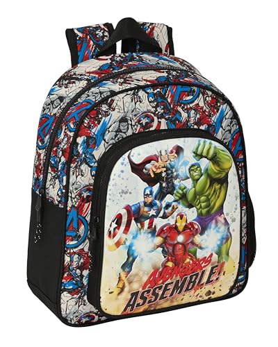 Safta M524 Star Wars Digital Escape Schulrucksack, ideal für Kinder unterschiedlichen Alters, bequem und vielseitig, Qualität und Widerstandsfähigkeit, 27 x 10 x 33 cm, Schwarz Unisex Kinder, bunt, von safta