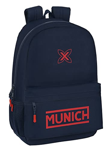 Safta M758 PAUL FRANK Campers Schulrucksack, ideal für Kinder unterschiedlichen Alters, bequem und vielseitig, Qualität und Stärke, 30 x 14 x 46 cm, Schwarz Unisex Kinder (1 Stück), marineblau, von safta