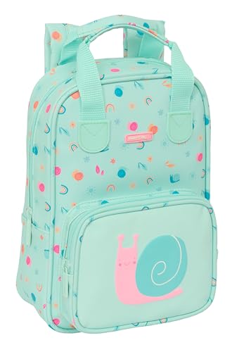 Safta M765c Preschool Love Kinderrucksack, mit Griffen, leicht zu reinigen, ideal für Kinder unterschiedlichen Alters, bequem und vielseitig, Qualität und Widerstandsfähigkeit, 20 x 8 x 28 cm, Rosa von safta