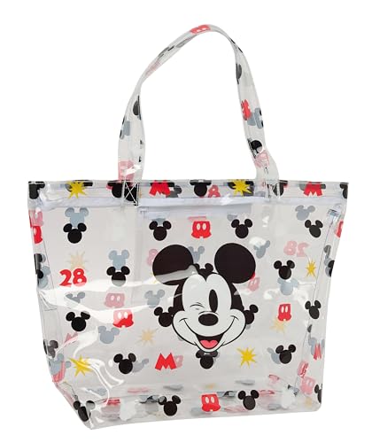 Safta MICKEY MOUSE BEACH Einkaufstasche für Damen, Shopping-Tasche, bequem und vielseitig, Qualität und Widerstandsfähigkeit, 54 x 17 x 35 cm, Mehrfarbig/Transparent, M, Casual Safta MICKEY MOUSE BEACH Einkaufstasche für Damen, Shopping-Tasche, bequem und vielseitig, Qualität und Widerstandsfähigkeit, 54 x 17 x 35 cm, Mehrfarbig/Transparent, M, Casual von safta