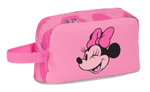 Safta MINNIE MOUSE LOVING Thermo-Frühstücksständer, Thermoskanne, Tasche, Qualität und maximale Beständigkeit, Lebensmittelhalter, Erholung, 21,5 x 6,5 x 12 cm, Rosa, Rosa, Estándar, Casual von safta