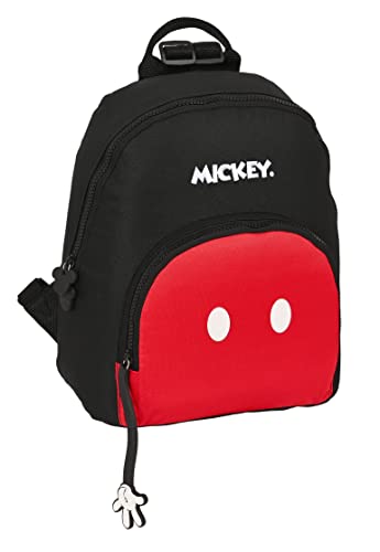 Safta Mickey Mood - Mini-Rucksack für den täglichen Gebrauch, ideal für Kinder verschiedener Altersgruppen, bequem und vielseitig, Qualität und Strapazierfähigkeit, 25 x 13 x 30 cm, Schwarz und Rot, schwarz/rot, Estándar, Casual Safta Mickey Mood - Mini-Rucksack für den täglichen Gebrauch, ideal für Kinder verschiedener Altersgruppen, bequem und vielseitig, Qualität und Strapazierfähigkeit, 25 x 13 x 30 cm, Schwarz und Rot, schwarz/rot, Estándar, Casual von safta