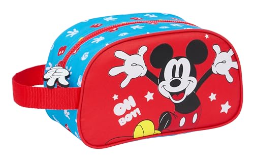 Safta Mickey Mouse Fantastic – Schultasche für Kinder, mittelgroß, mit Griff, Kindertasche, anpassbar an den Wagen, einfache Reinigung, bequem und vielseitig, Qualität und Widerstandsfähigkeit, 26 x von safta