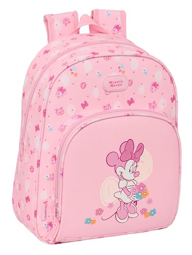 Safta Minnie Mouse Baby Kinderrucksack, ideal für Kinder verschiedener Altersgruppen, bequem und vielseitig, Qualität und Widerstandsfähigkeit, 28 x 10 x 34 cm, hellrosa, M, Casual Safta Minnie Mouse Baby Kinderrucksack, ideal für Kinder verschiedener Altersgruppen, bequem und vielseitig, Qualität und Widerstandsfähigkeit, 28 x 10 x 34 cm, hellrosa, M, Casual von safta