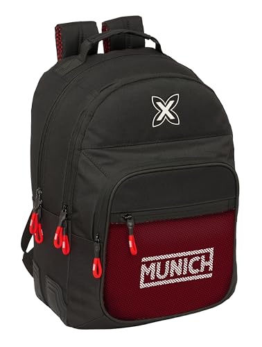 Safta München Vulcan Schulrucksack für Kinder, ideal für Kinder verschiedener Altersgruppen, bequem und vielseitig, Qualität und Widerstandsfähigkeit, 32 x 15 x 42 cm, Schwarz, M, Casual Safta München Vulcan Schulrucksack für Kinder, ideal für Kinder verschiedener Altersgruppen, bequem und vielseitig, Qualität und Widerstandsfähigkeit, 32 x 15 x 42 cm, Schwarz, M, Casual von safta