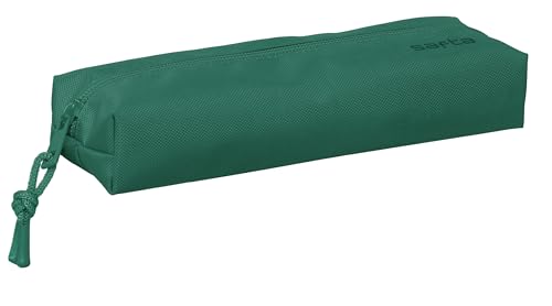 Safta Rechteckiges Federmäppchen für Kinder, ideal für Kinder im Schulalter, bequem und vielseitig, Qualität und Widerstandsfähigkeit, 22 x 7 x 40 cm, Dunkelgrün, Dunkelgrün, Estándar, Casual Safta Rechteckiges Federmäppchen für Kinder, ideal für Kinder im Schulalter, bequem und vielseitig, Qualität und Widerstandsfähigkeit, 22 x 7 x 40 cm, Dunkelgrün, Dunkelgrün, Estándar, Casual von safta