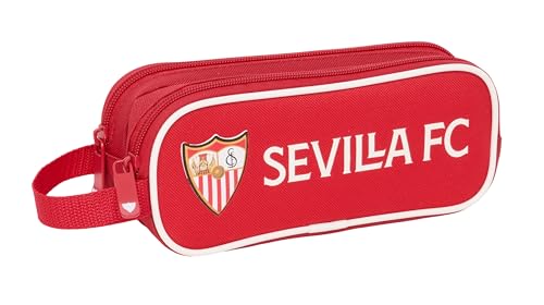 Safta SEVILLA FC Doppelmäppchen für Kinder, ideal für Kinder im Schulalter, bequem und vielseitig, Qualität und Widerstandsfähigkeit, 21 x 6 x 8 cm, rot, M, Casual Safta SEVILLA FC Doppelmäppchen für Kinder, ideal für Kinder im Schulalter, bequem und vielseitig, Qualität und Widerstandsfähigkeit, 21 x 6 x 8 cm, rot, M, Casual von safta