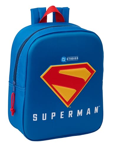 Safta Superman 3D Kindergartenrucksack, anpassbar an den Wagen, einfache Reinigung, ideal für Kinder verschiedener Altersgruppen, bequem und vielseitig, Qualität und Widerstandsfähigkeit, 22 x 10 x 27 Safta Superman 3D Kindergartenrucksack, anpassbar an den Wagen, einfache Reinigung, ideal für Kinder verschiedener Altersgruppen, bequem und vielseitig, Qualität und Widerstandsfähigkeit, 22 x 10 x 27 von safta