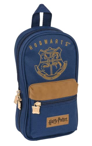 Safta Unisex Kinder Federmäppchen Rucksack C/4 Port.gefüllt Harry Potter Magical, 12 x 23 x 5 cm, bunt von safta