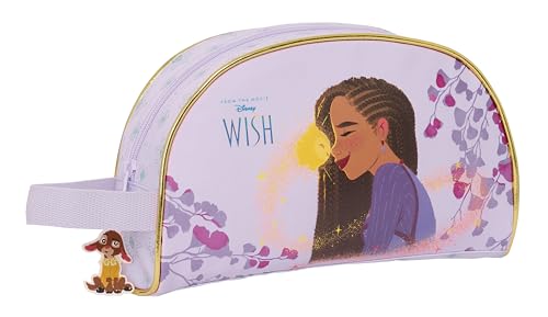 Safta Wish Großer Kulturbeutel für Kinder, anpassbar an den Kinderwagen, ideal für Kinder von 5 bis 14 Jahren, bequem und vielseitig, Qualität und Widerstandsfähigkeit, 26 x 16 x 9 cm, Lila, Lila, von safta