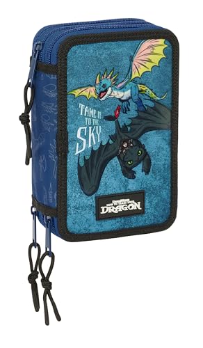 So trainieren Sie Ihren Dragon: Schuletui mit 37 Utensilien, Federmäppchen für Kinder, ideal für Kinder von 5 bis 14 Jahren, bequem und vielseitig, Qualität und Widerstandsfähigkeit, 12,5 x 5,5 x 19,5 So trainieren Sie Ihren Dragon: Schuletui mit 37 Utensilien, Federmäppchen für Kinder, ideal für Kinder von 5 bis 14 Jahren, bequem und vielseitig, Qualität und Widerstandsfähigkeit, 12,5 x 5,5 x 19,5 von safta