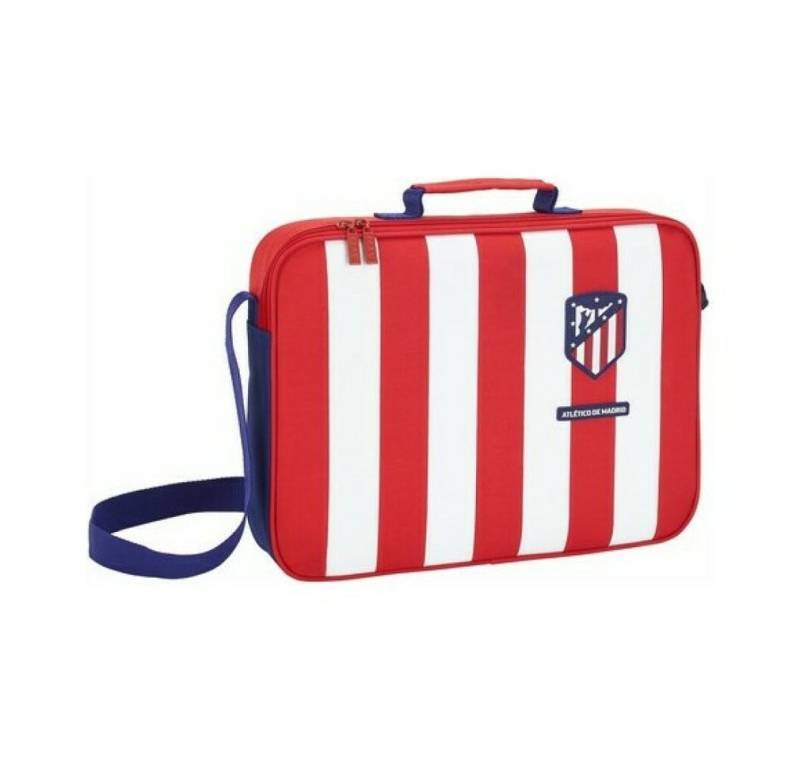 safta Daypack Aktentasche Atlético Madrid Rot Blau Weiß (38 x 28 x 6 cm) von safta