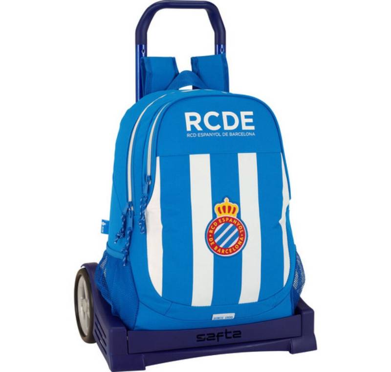 safta Daypack Rcd Espanyol Ergonomic Backpack With Evolution Trolley von safta