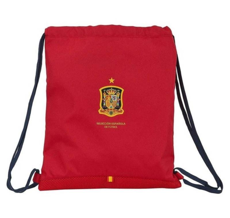 safta Daypack Rucksacktasche mit Bändern RFEF Rot von safta