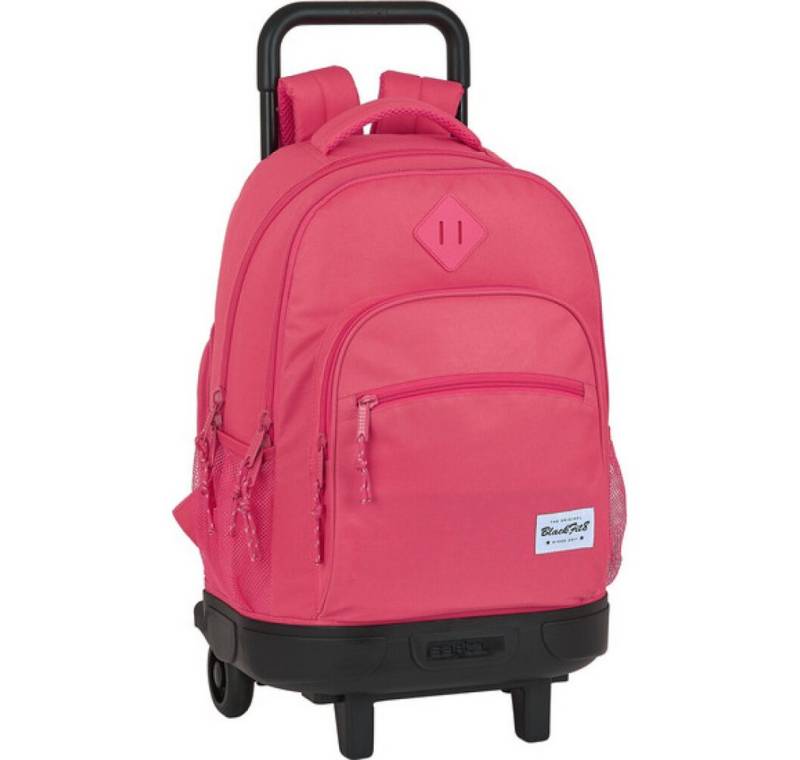 safta Daypack School Backpack With Wheels Compact Blackfit8 Pink von safta