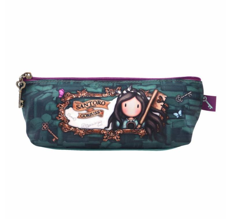 safta Kinderrucksack Schulmäppchen Gorjuss Curiosity Grau grün (22.3 x 8.8 x 5.7 cm) von safta