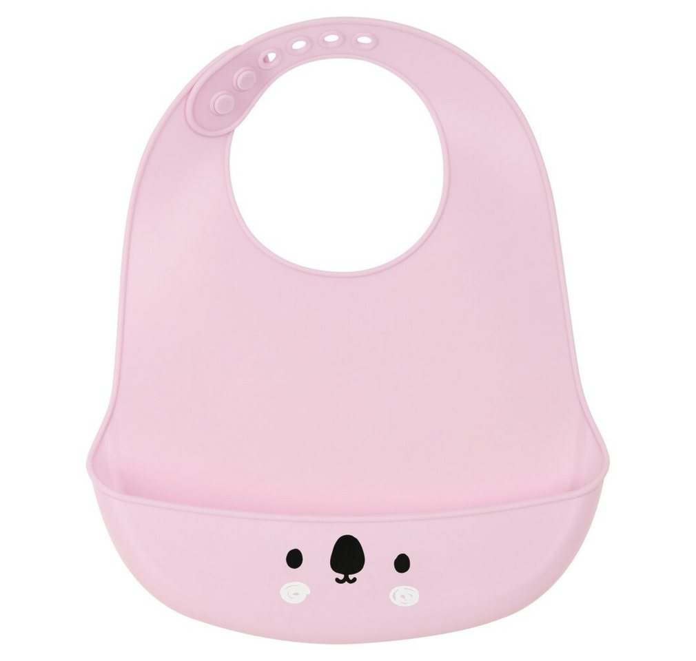safta Lätzchen Lätzchen Koala Silikon Rosa (21 x 2 x 26 cm) von safta