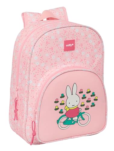safta MIFFY FLORES Schulrucksack für Kinder im Schulalter, bequem und vielseitig, Qualität und Stärke, 26 x 11 x 34 cm, Hellrosa, Größe M, lässig, hellrosa, M, Casual safta MIFFY FLORES Schulrucksack für Kinder im Schulalter, bequem und vielseitig, Qualität und Stärke, 26 x 11 x 34 cm, Hellrosa, Größe M, lässig, hellrosa, M, Casual von safta