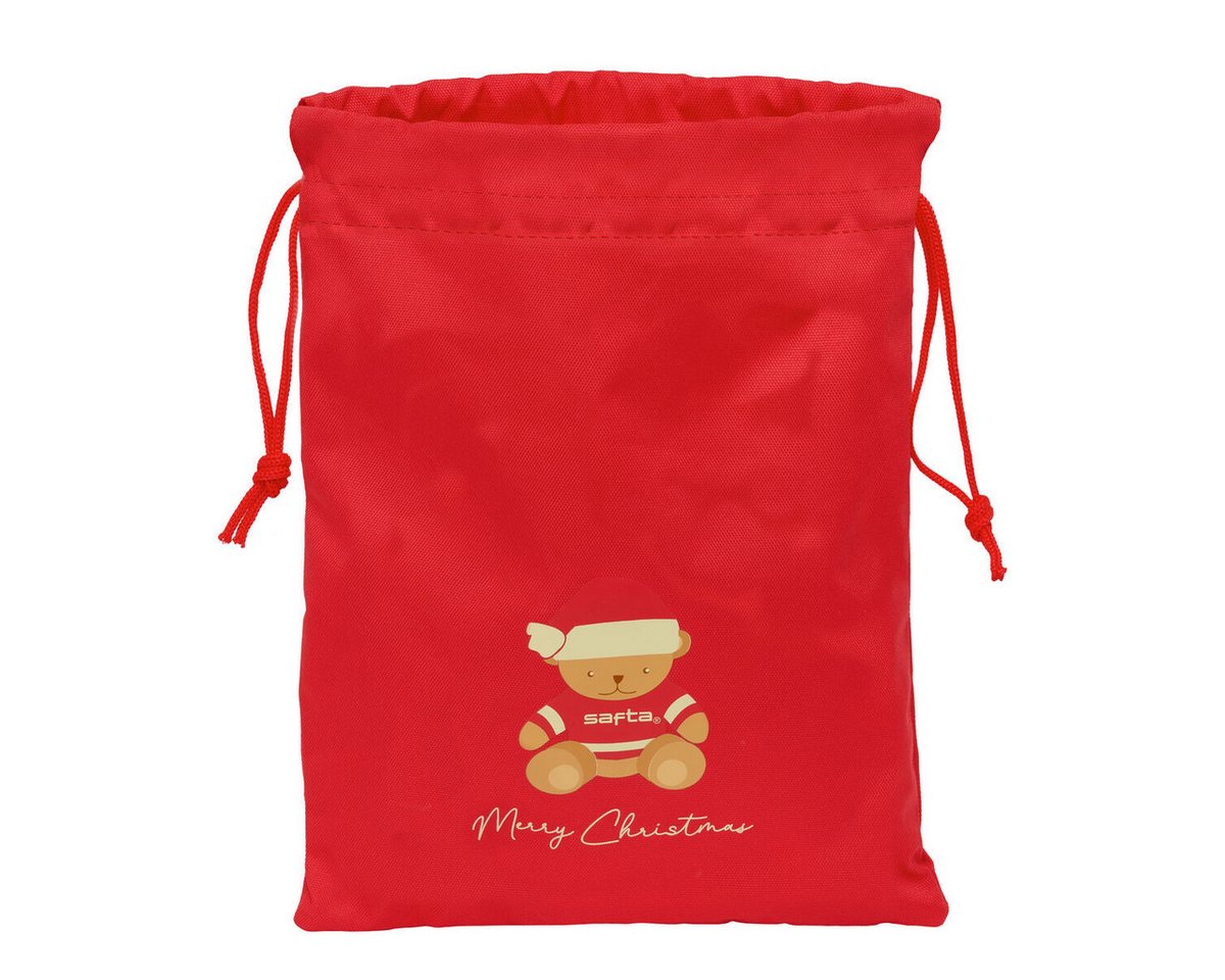 safta Rucksack Rucksacktasche mit Bändern Safta Rot 26 x 34 x 1 cm von safta