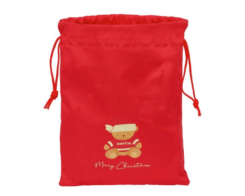 safta Rucksack Rucksacktasche mit Bändern Safta Rot 26 x 34 x 1 cm von safta