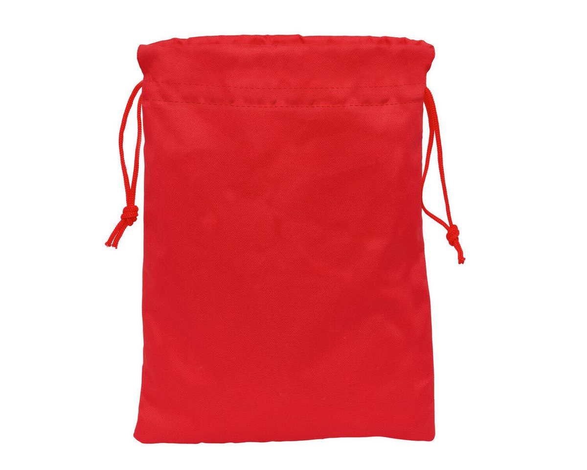 safta Rucksack Rucksacktasche mit Bändern Safta Rot 26 x 34 x 1 cm von safta