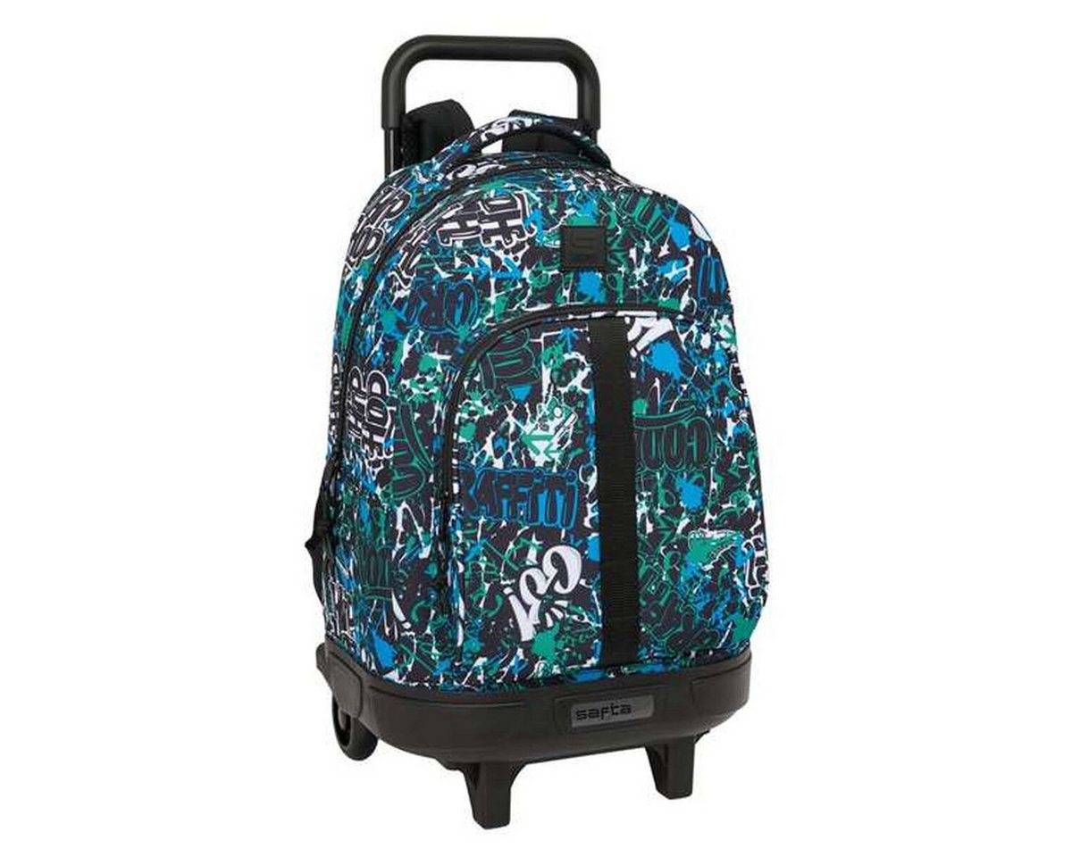 safta Rucksack Schulrucksack mit Rädern Safta Go 33 x 45 x 22 cm Graffiti von safta