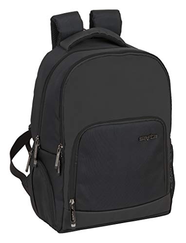 SAFTA Rucksack für Laptops 14,1 Zoll mit Tasche für Tablet Business, 280 x 160 x 420 mm von safta