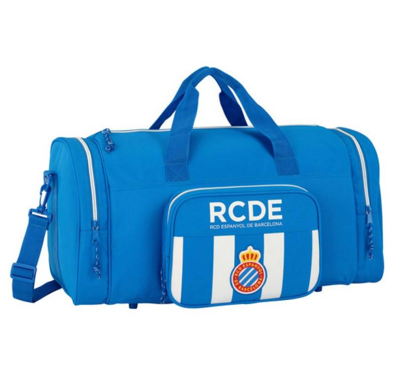 safta Turnbeutel Sporttasche RCD Espanyol Blau Weiß (55 x 26 x 27 cm) von safta