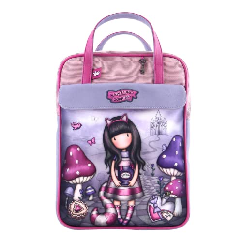 safta Unisex Kinder 1147 GJ01 Großer Gorjuss Rucksack Cheshire Cat, bunt, Medium von safta