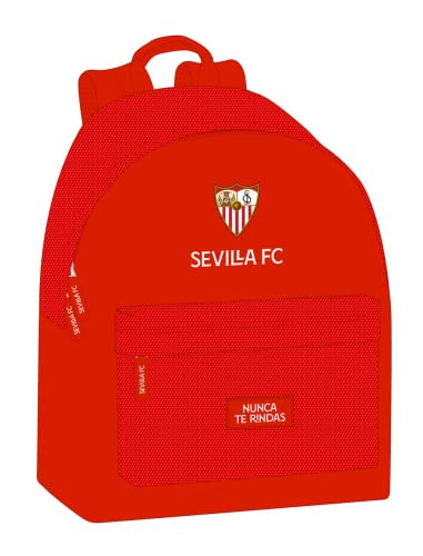 Safta Unisex Kinder 310x160x410 mm Sevilla FC Juvenil Rucksack für Notebook 14,1 Zoll (310 x 160 x 410 mm), rot von safta