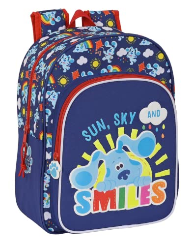 safta Unisex Kinder Artikel Kinderrucksack Adapt.Kinderwagen Blues Clues, bunt, Medium von safta