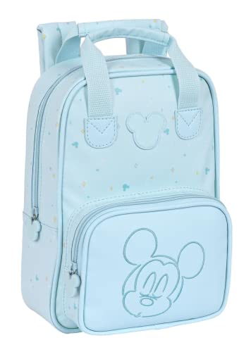 safta Unisex Kinder Artikel Kinderrucksack mit Griffen Mickey Mouse Baby, bunt, Medium von safta