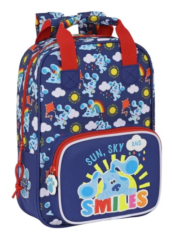 safta Unisex Kinder Artikel Kinderrucksack mit Griffen von Blues Clues, bunt, Medium von safta