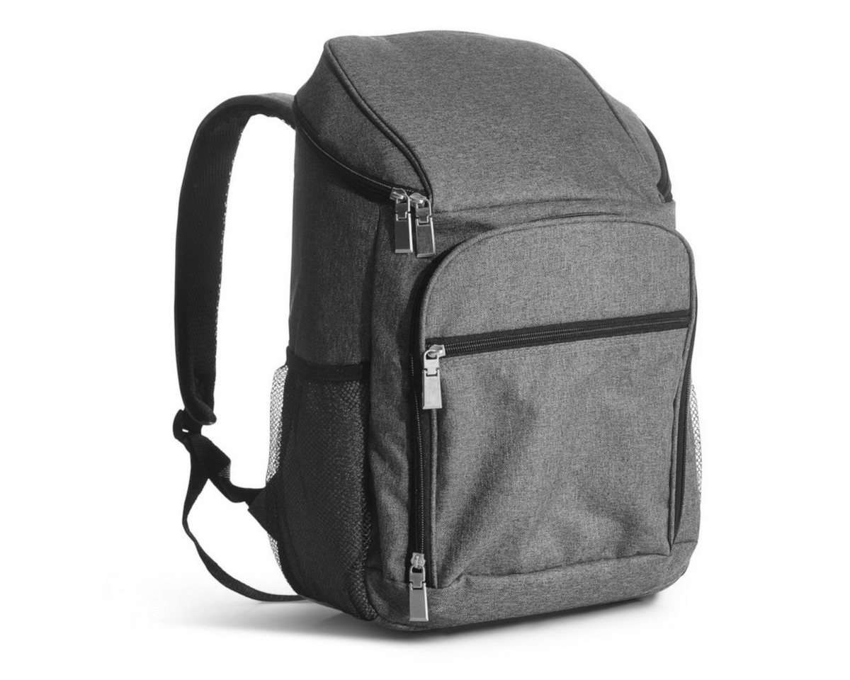 sagaform Freizeitrucksack Kühltasche Rucksack CITY - Farbwahl, 1 isoliertes Hauptfach, 2 normale Fronttaschen, 2 seitliche Mesh-Abteile von sagaform