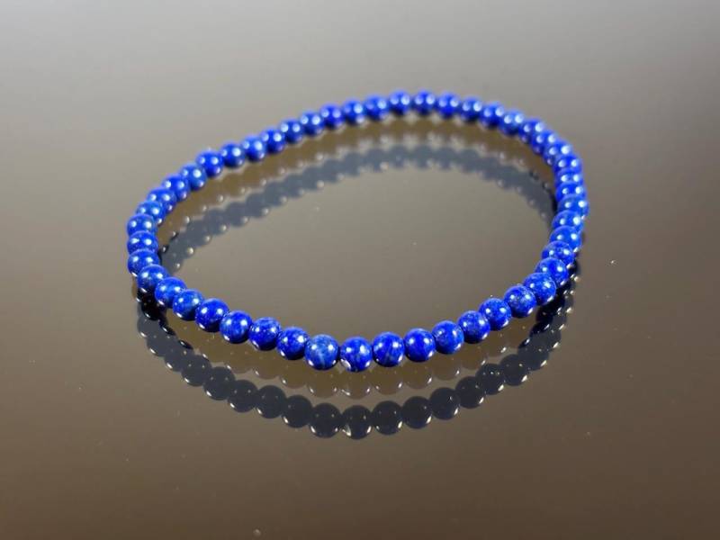 Lapis Lazuli Armarmband - Tiefblaue Natursteine Feine Filigrane Arbeit Handgemacht in Pakistan Eleganter Schmuck 4 G von saharagems