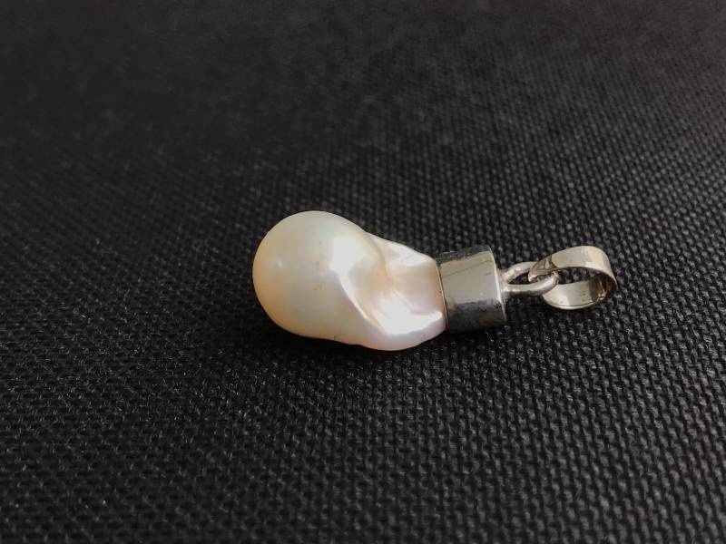 Perlen Anhänger - Natürliche Perle Silber Gefasst in 925 Sterling Aus Lombok Indonesien Einzigartiger Und Erstaunlicher 3, 7 G Perlen Anhänger - Natürliche Perle Silber Gefasst in 925 Sterling Aus Lombok Indonesien Einzigartiger Und Erstaunlicher 3, 7 G von saharagems