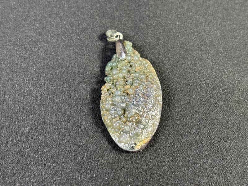 Sea Amethyst Anhänger - Kelubung Laut Erstaunlich Aus Java Indonesien Handgefertigt Silberfarbene Anhängerschlaufe Poliert- Einzigartiger Stein 15 von saharagems