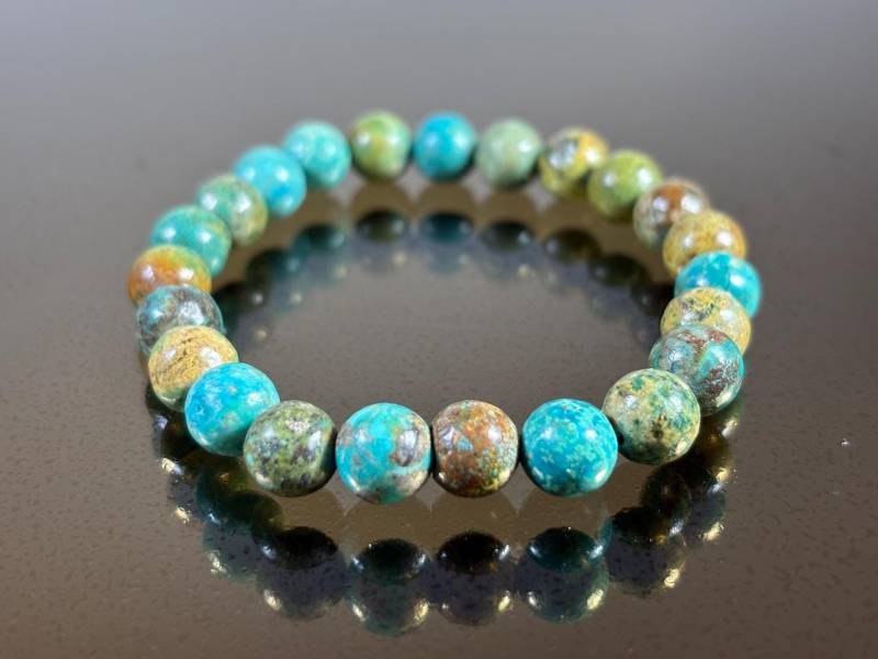 Türkis-Armband - Blaue Natursteine Feine Filigranarbeit Handgemacht in Pakistan Eleganter Schmuck 14 G von saharagems