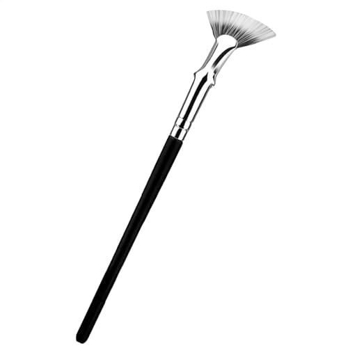Abgewinkelte fächerförmige Wimpernbürste, Wimpernbürste, Kamm, Kosmetikpinsel, Mascara, Wimpernstab, Wimperntusche, Fächerpinsel, 1 Stück Abgewinkelte fächerförmige Wimpernbürste, Wimpernbürste, Kamm, Kosmetikpinsel, Mascara, Wimpernstab, Wimperntusche, Fächerpinsel, 1 Stück von saibunratus