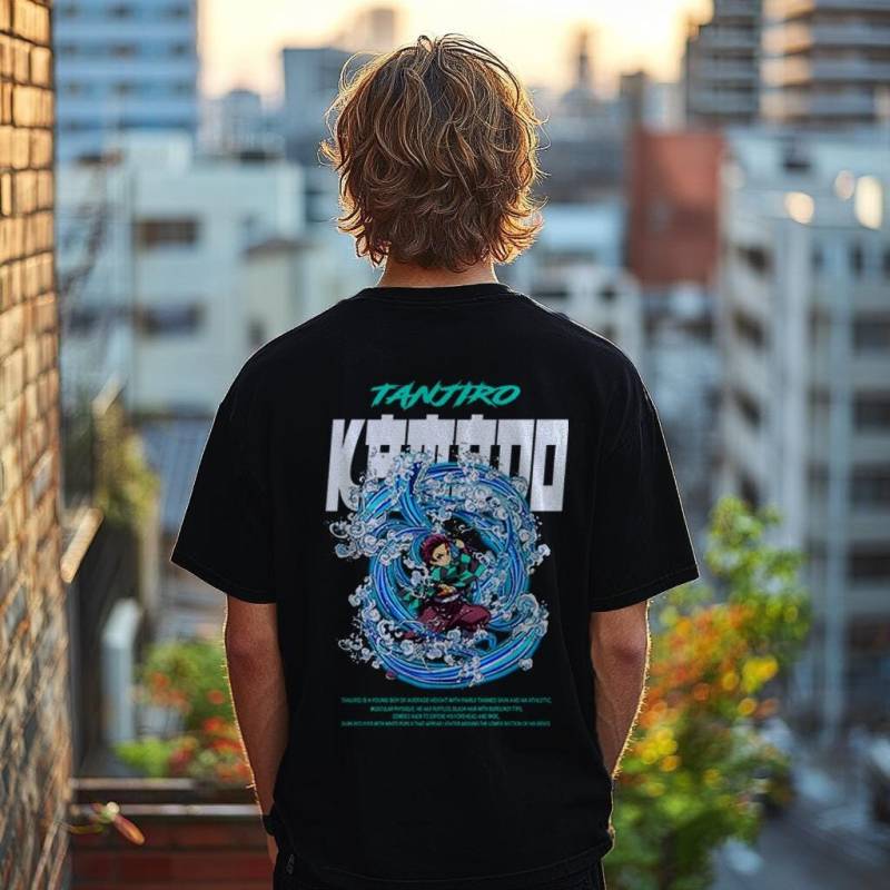Anime T-Shirt, Tshirt, Sweatshirt, Streetwear, Anime, Dämonentöter, Tanjiro, Tanjiro Kamado von saikolabsshop