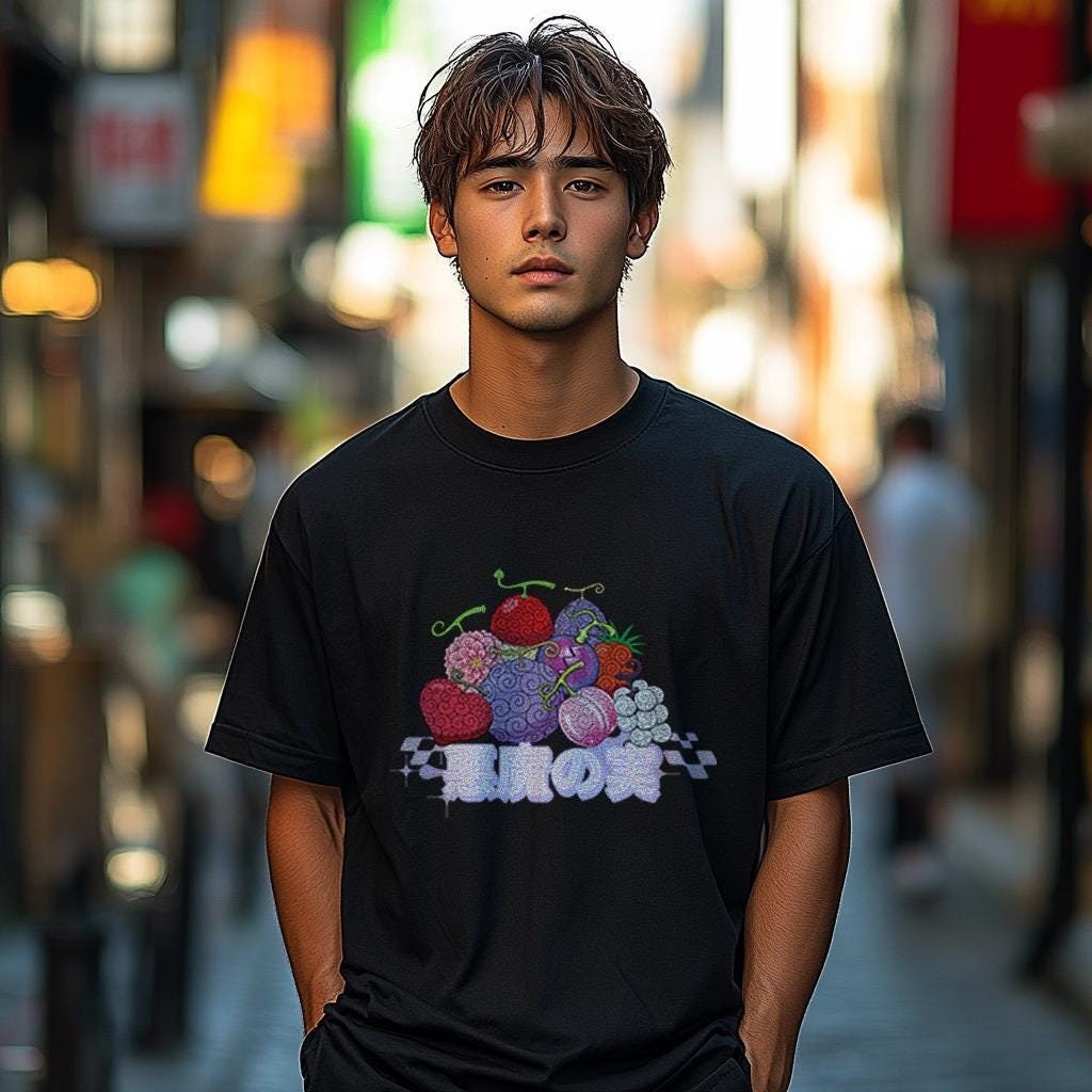 Anime T-Shirt, Tshirt, Sweatshirt, Streetwear, Anime, Einteiler, Teufelsfrucht, Gomu Gomu, Yami von saikolabsshop