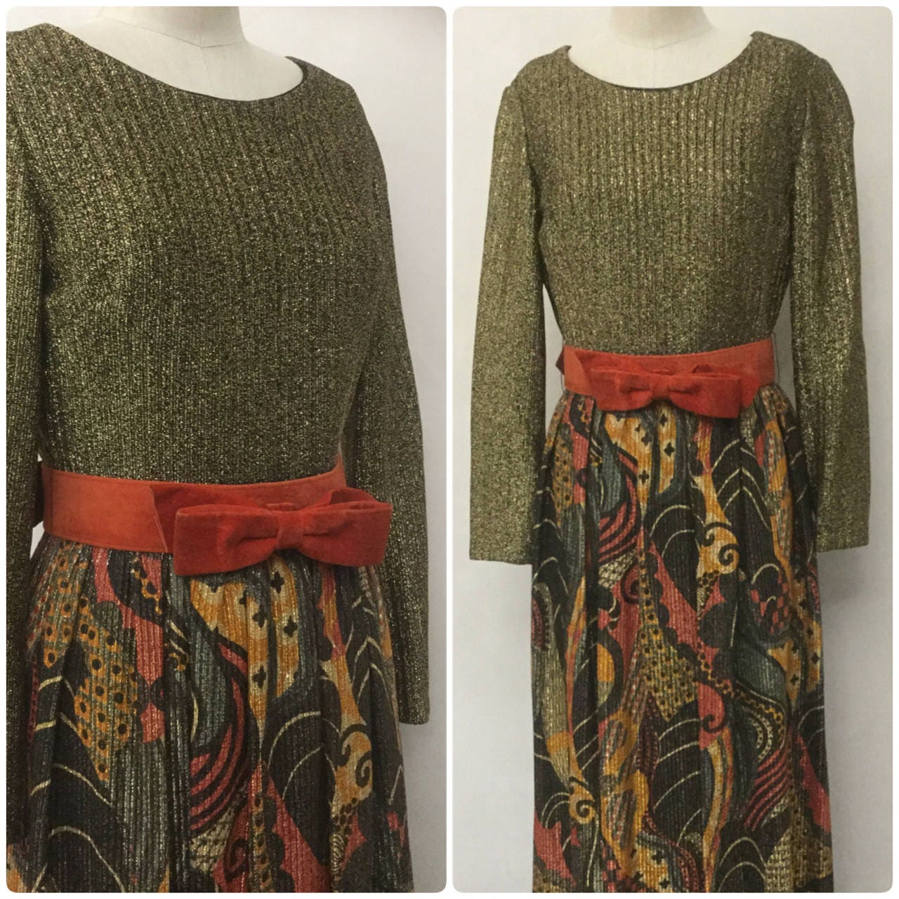 Vintage 60Er Jahre Cocktailkleid. Bronze. Herbstliche Farben. Herbst. Halloween-Königin. Erntedankfest Vintage 60Er Jahre Cocktailkleid. Bronze. Herbstliche Farben. Herbst. Halloween-Königin. Erntedankfest von sailorpinkvintage