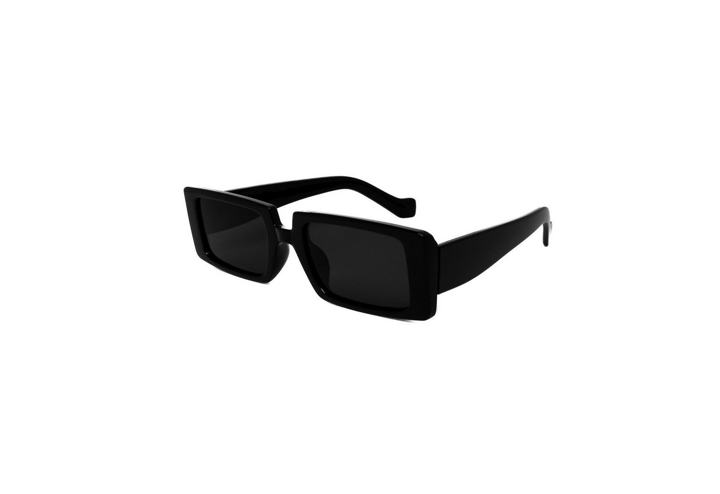 salazar.plus Sonnenbrille Breit Rechteckig Unisex 2 Farben Damen Herren Brille Schwarz Weiss von salazar.plus