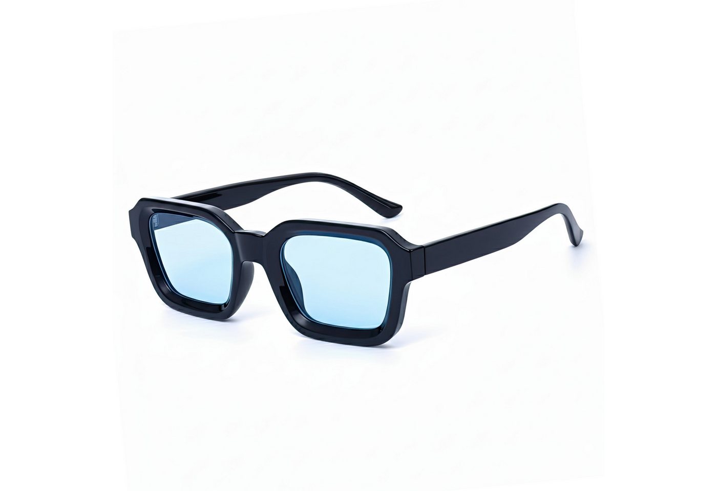 salazar.plus Sonnenbrille Dick Rechteckig Unisex Klotzig Damen Herren Brille schwarz orange blau von salazar.plus