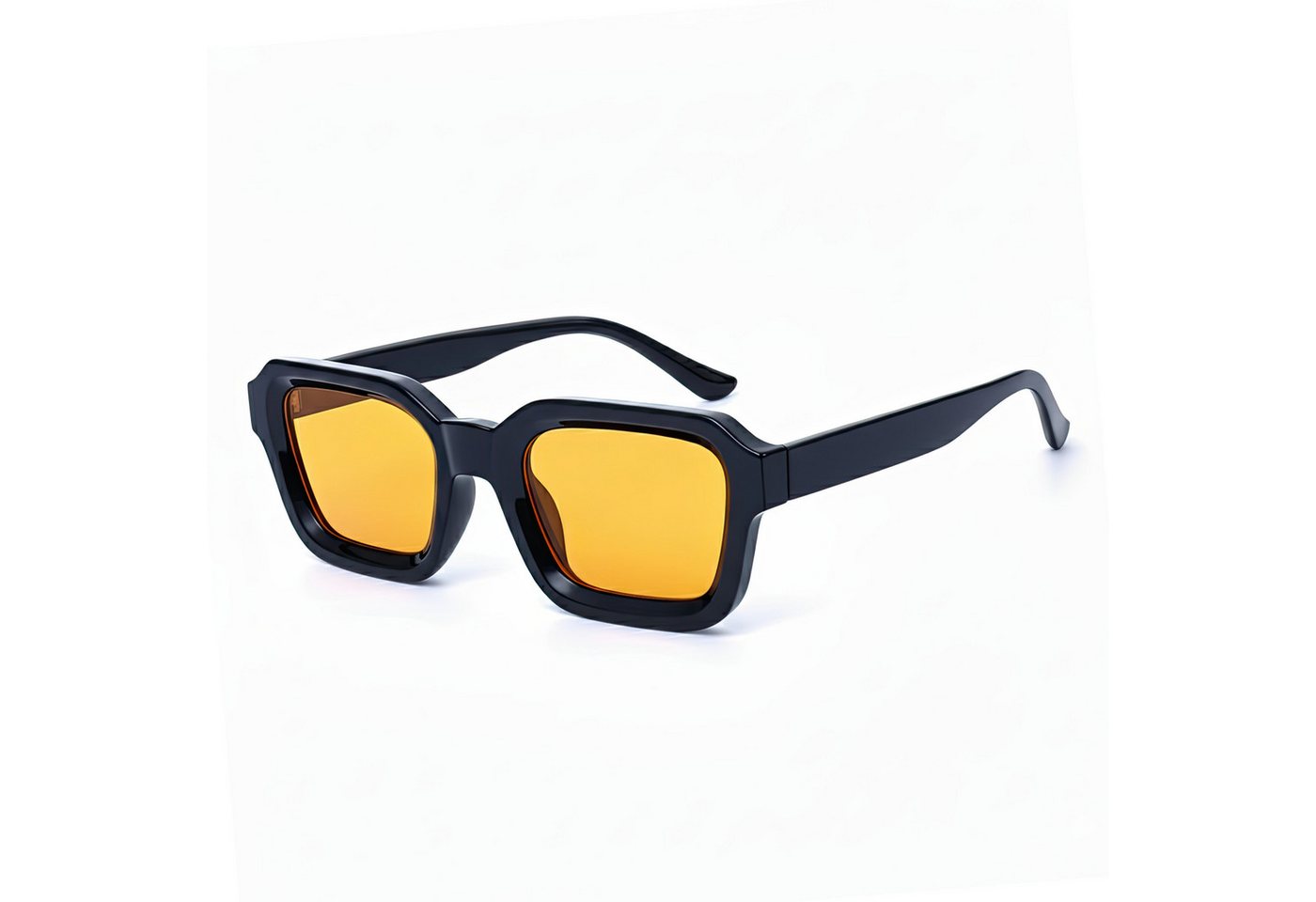 salazar.plus Sonnenbrille Dick Rechteckig Unisex Klotzig Damen Herren Brille schwarz orange blau von salazar.plus